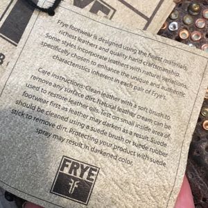 Frye studded cowboy boots